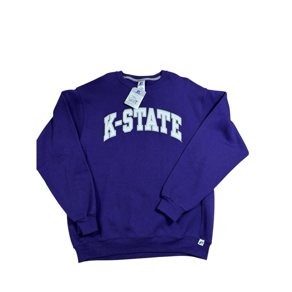 Kansas State Wildcats Vertical Arch  Large Purple Applique Logo Deadstock NWT‎